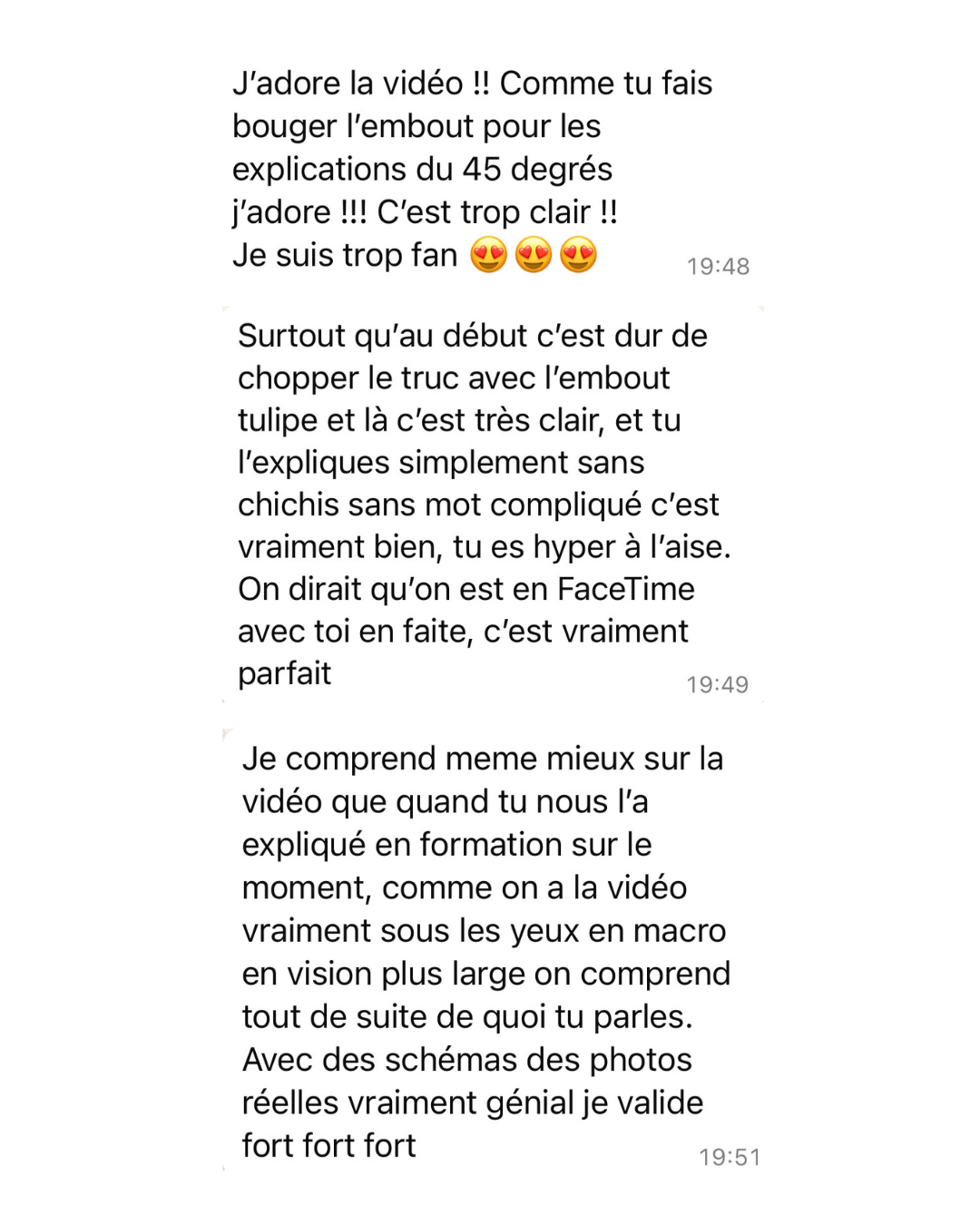 Témoignage 1