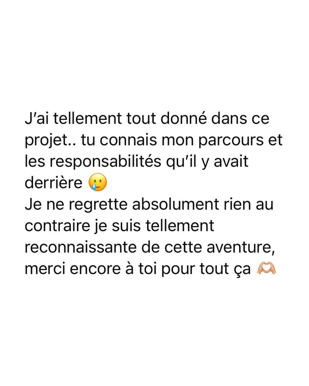 Témoignage 1